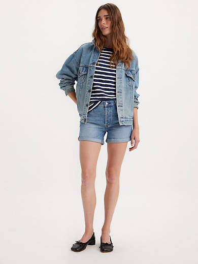 

501 Подвернутые женские шорты Levi's, цвет Must Be Mine - Medium Wash