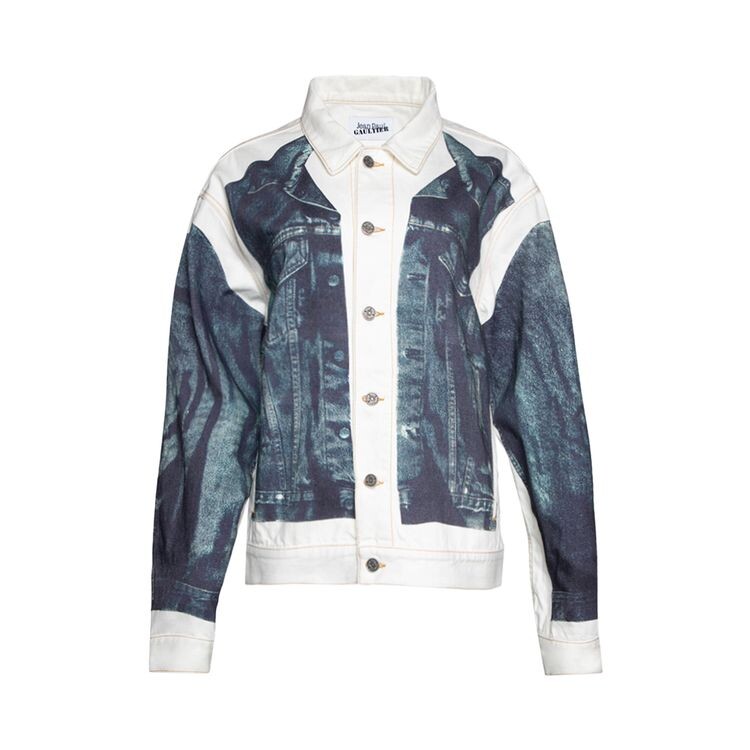

Куртка Jean Paul Gaultier Trompe Denim Jacket White/Blue, белый