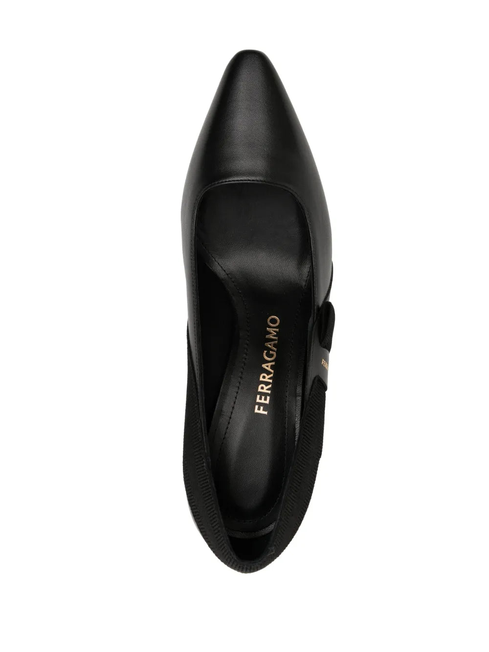 Феррагамо Виссия 70Мм Кожаные туфли-лодочки Salvatore Ferragamo, черный — фото 4
