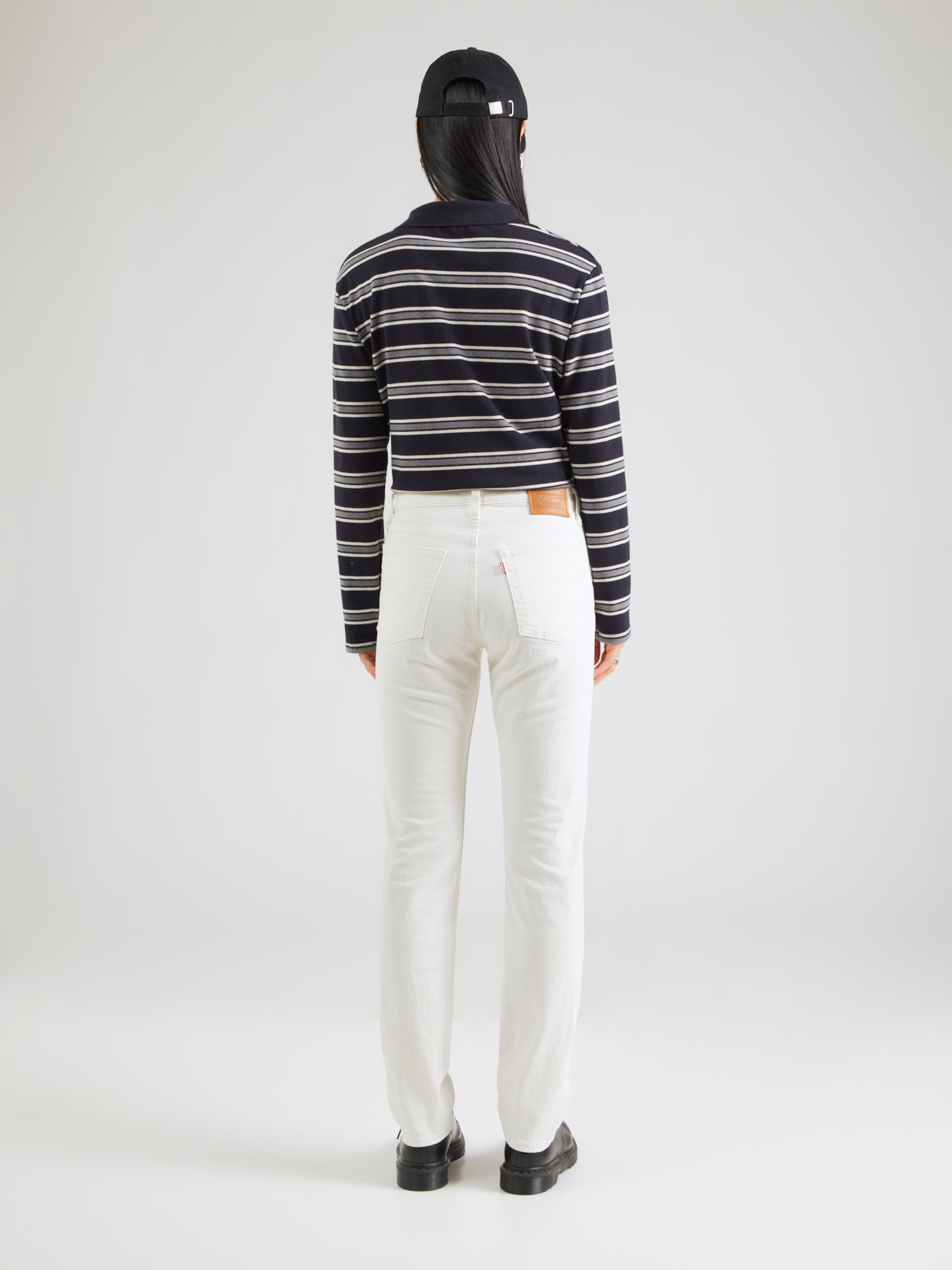 LEVI'S  Джинсы Regular 'Wedgie Slim Jeans' в белом цвете — фото 4