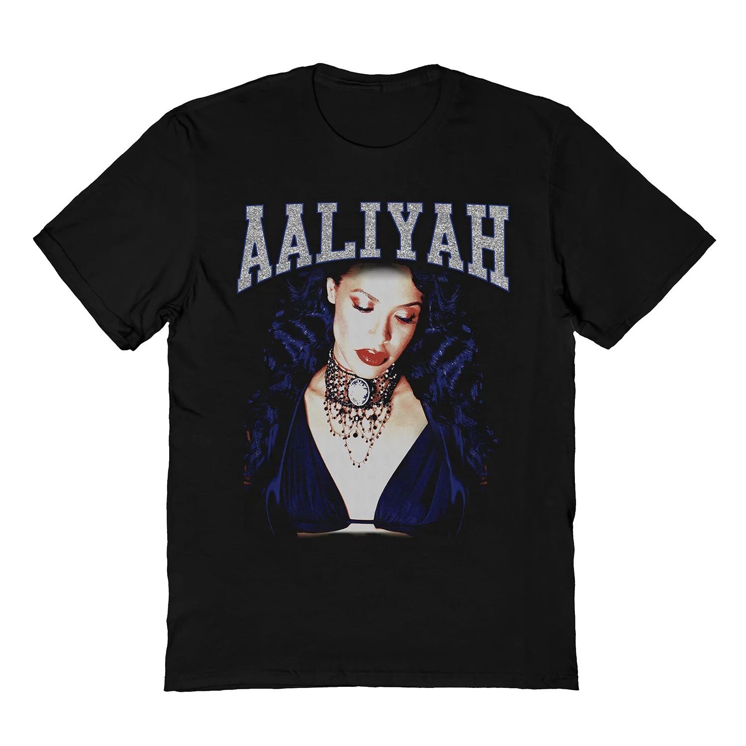 

Мужская футболка Aaliyah с видом вниз Licensed Character