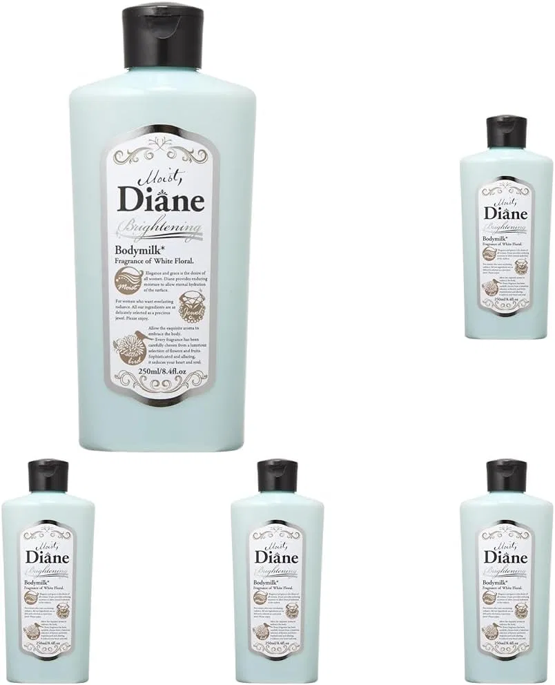 Лосьон для тела Diane Medicated Body Milk, освежающий, белый цветочный аромат, 250 мл, набор 5 шт Diane Perfect Beauty