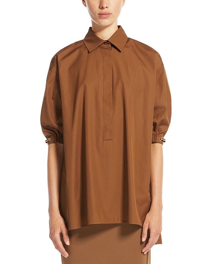 

2 Рубашка Teano Poplin Max Mara, коричневый