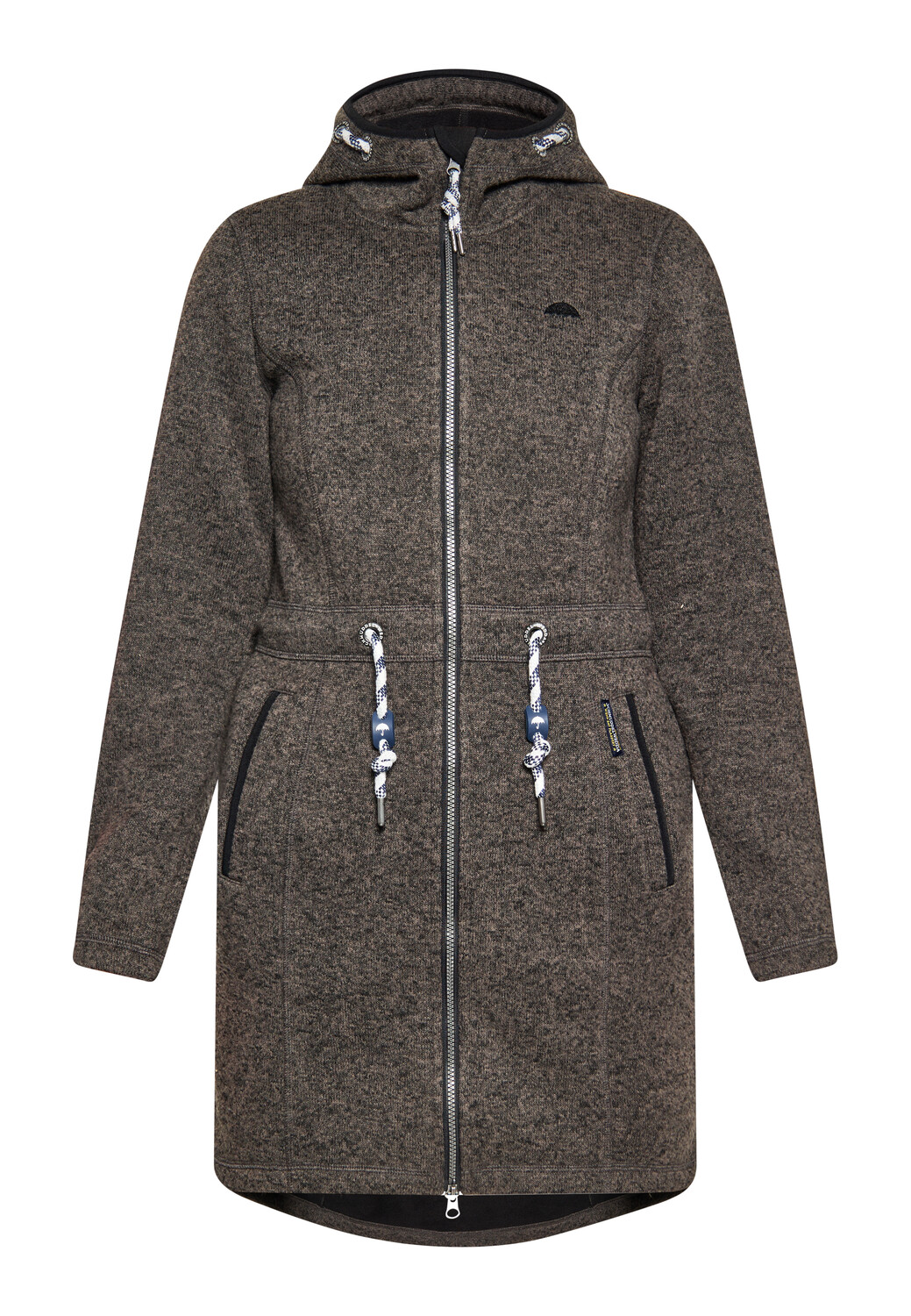 

Куртка Schmuddelwedda Strickfleecemantel, цвет Grau Melange