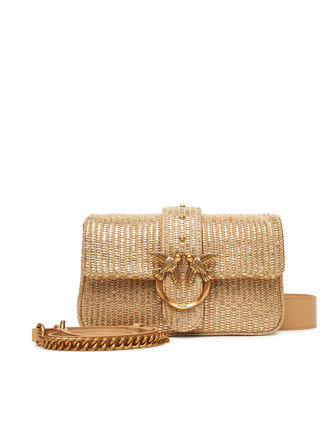 

Сумка Love One Mini Slouchy Fl PE 25 PLTT 104340 A2CE Pinko, золотой