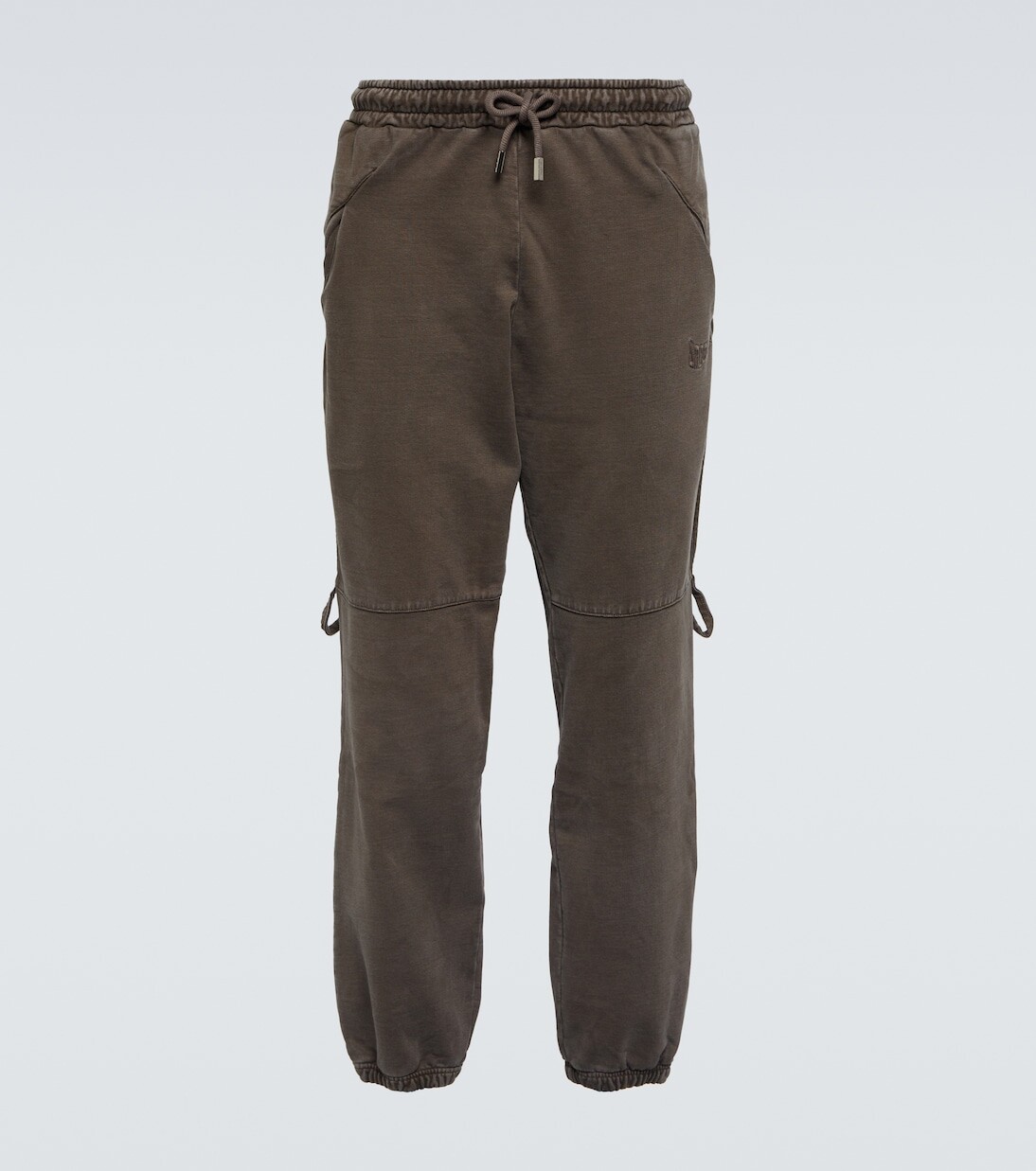 

Спортивные брюки le jogging camargue из хлопкового флиса Jacquemus, коричневый