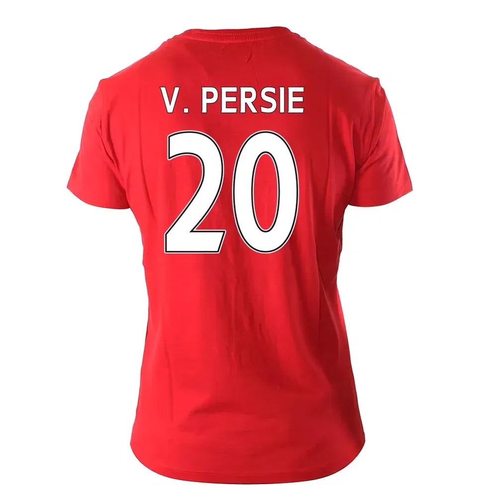 Футболка детская с принтом RVP Manchester United Manchester United Fc, красный — фото 2
