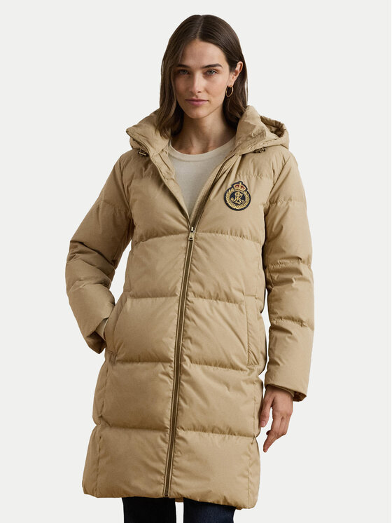 

Пуховик regular fit 297962675003 Lauren Ralph Lauren, бежевый