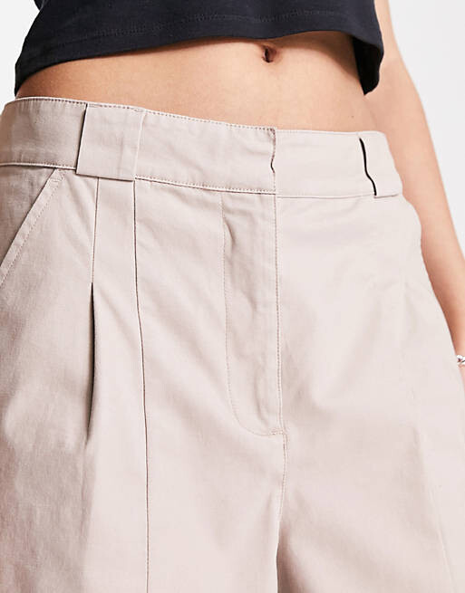 

Широкие широкие брюки чинос песочного цвета ASOS DESIGN, Бежевый, Широкие широкие брюки чинос песочного цвета ASOS DESIGN