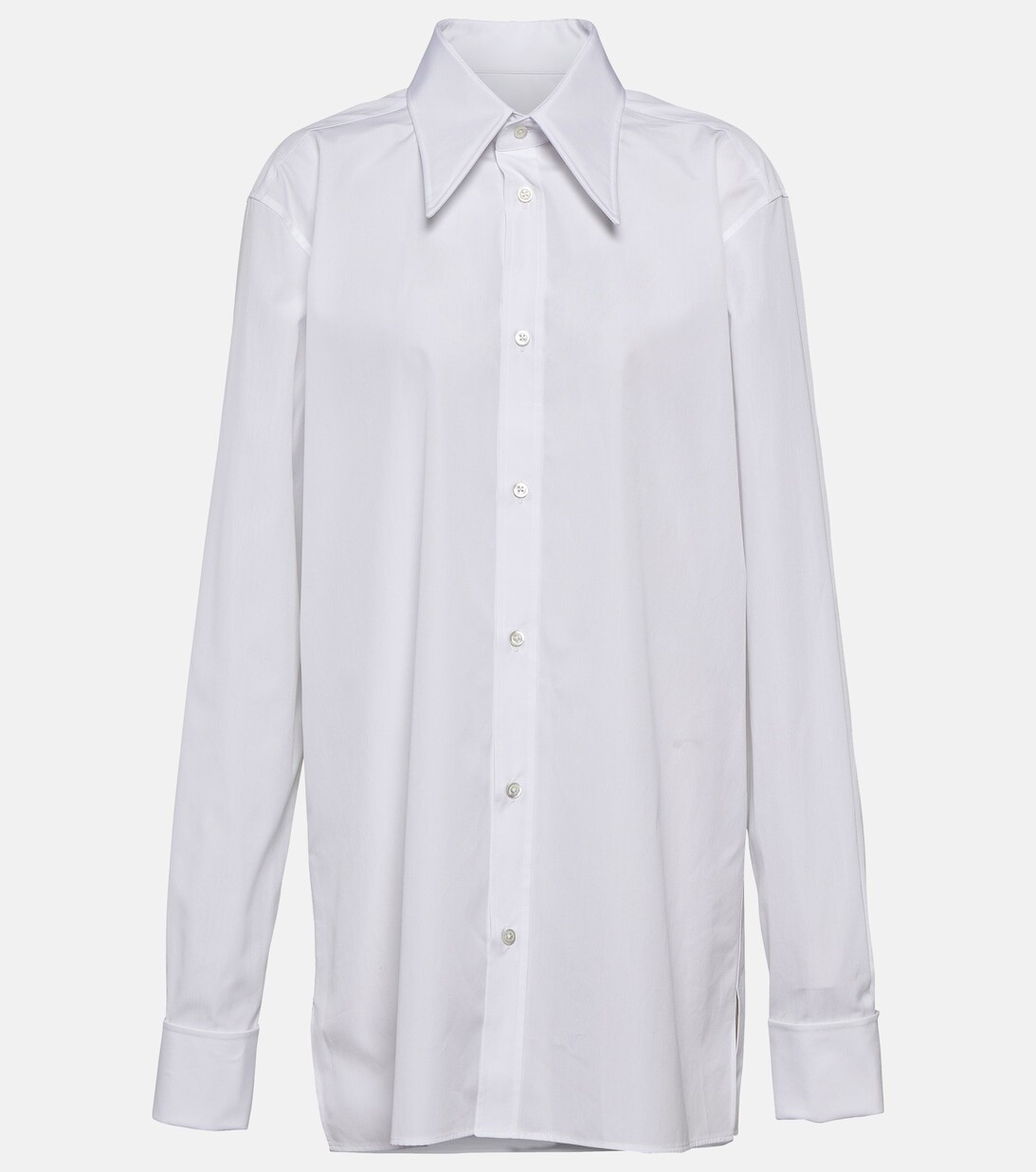 

Рубашка из хлопкового поплина MAISON MARGIELA, белый