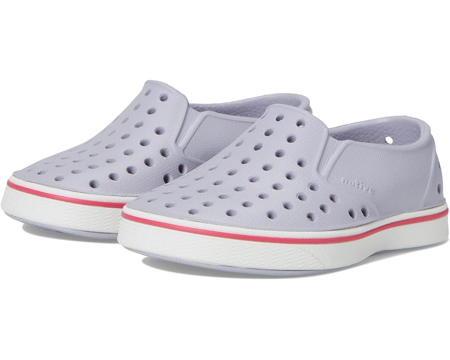 Детские слипоны Native Shoes Miles (для малышей и детей) Native Shoes Kids, Future Purple/Shell White
