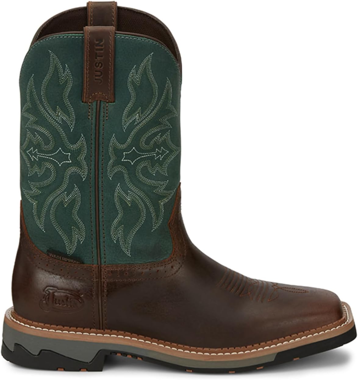 Мужские ботинки Justin Men's Bolt Western с мягким носком - Se4104, Tan — фото 2