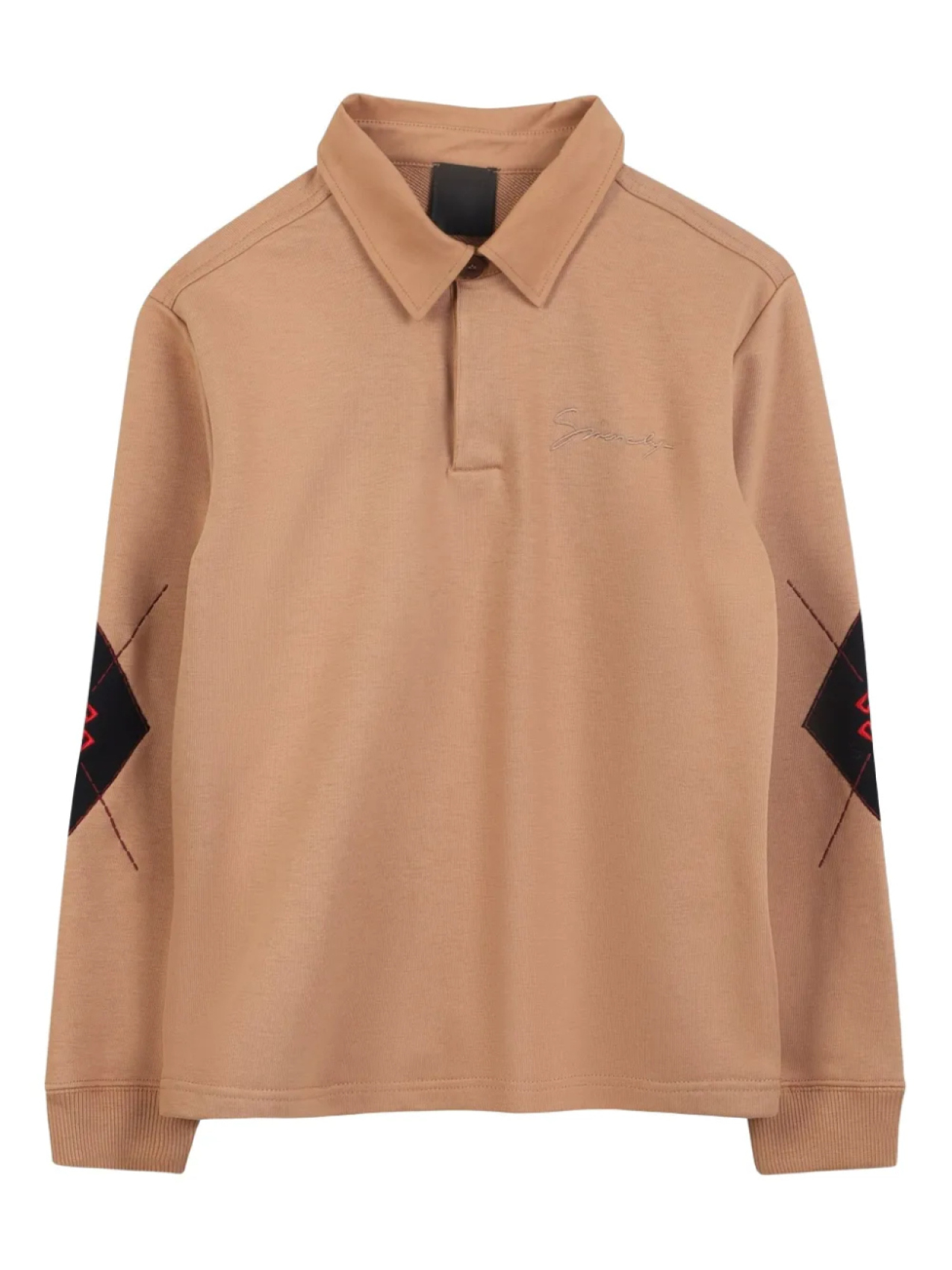 

Вышитая рубашка поло Givenchy Kids, нейтральный
