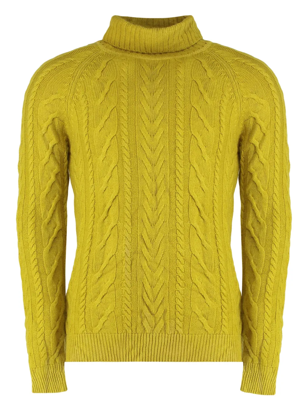 

Кашемировый свитер с высоким воротом Moorer, желтый