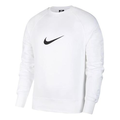 

Толстовка Nike Sportswear Swoosh Casual Sports Crew-neck Long Sleeve 'White', белый