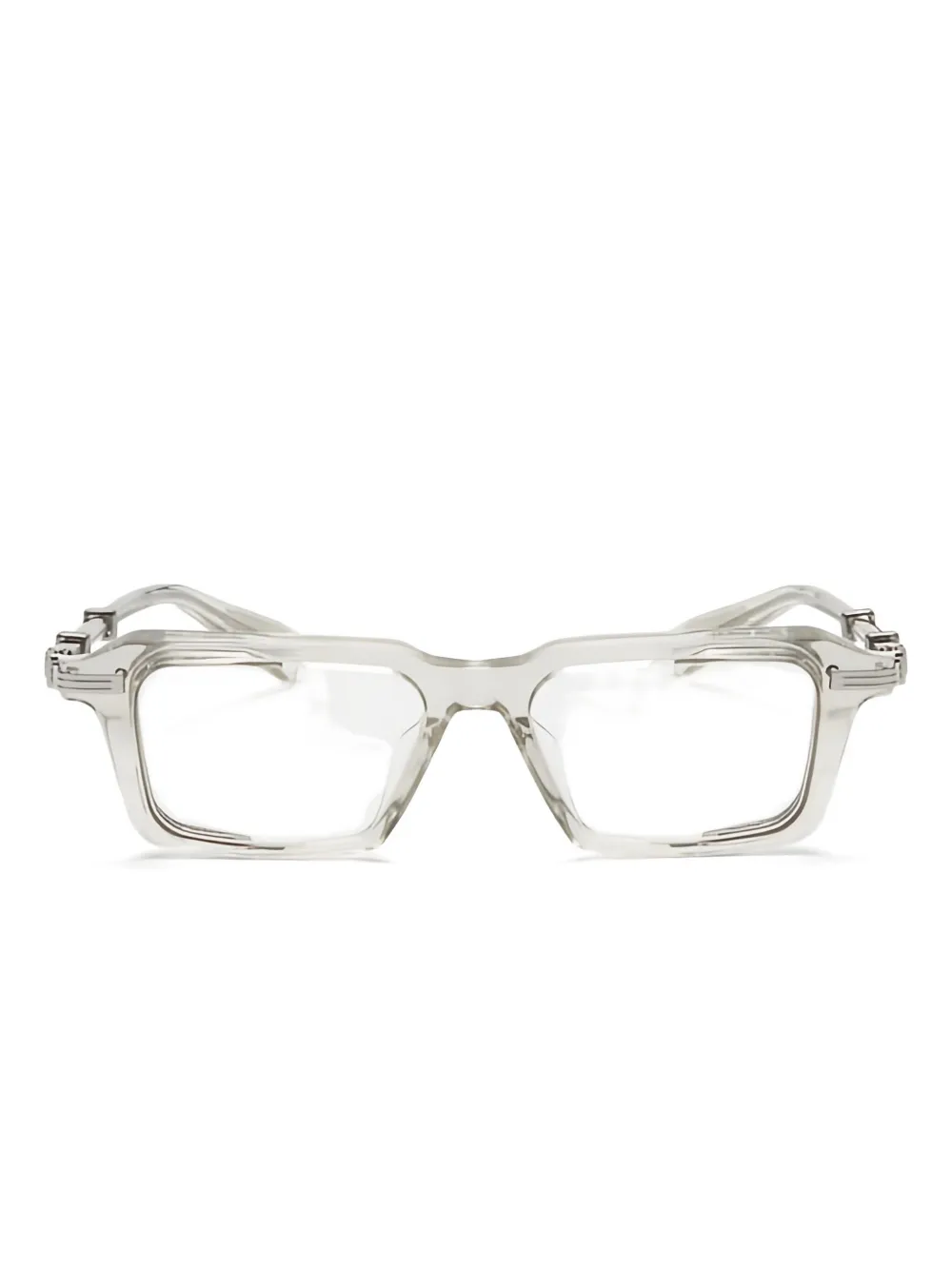 

Очки в квадратной оправе прозрачные Balmain Eyewear, серый