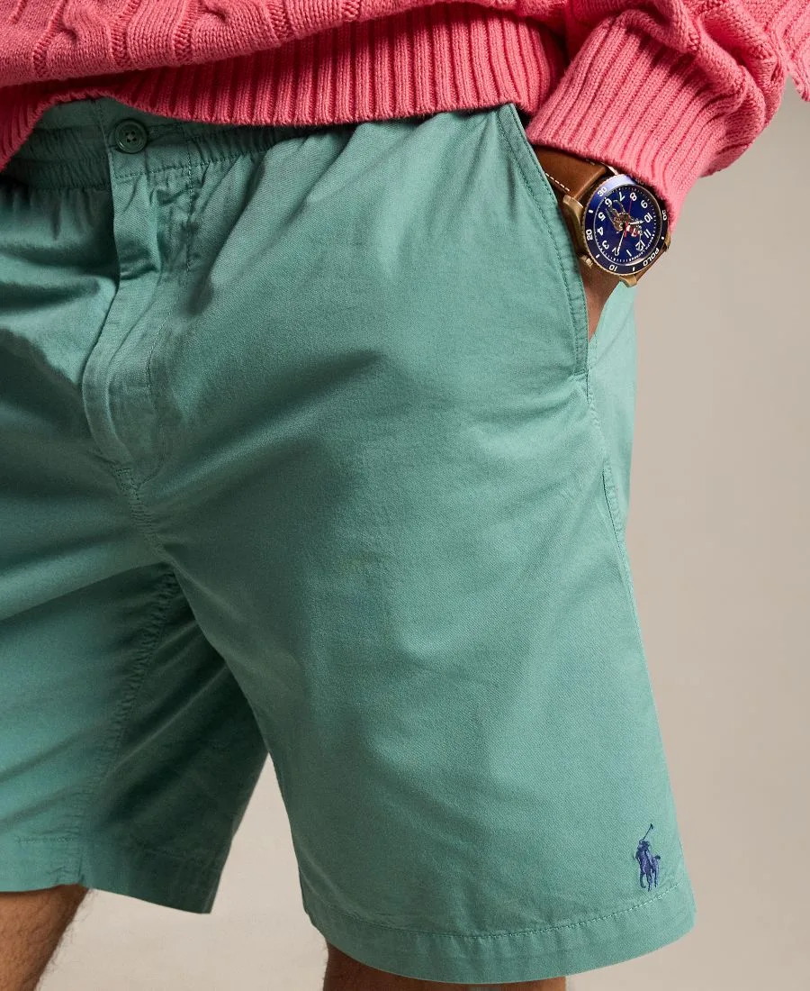 Мужские шорты из саржевой ткани Polo Ralph Lauren, seafoam зеленый — фото 3