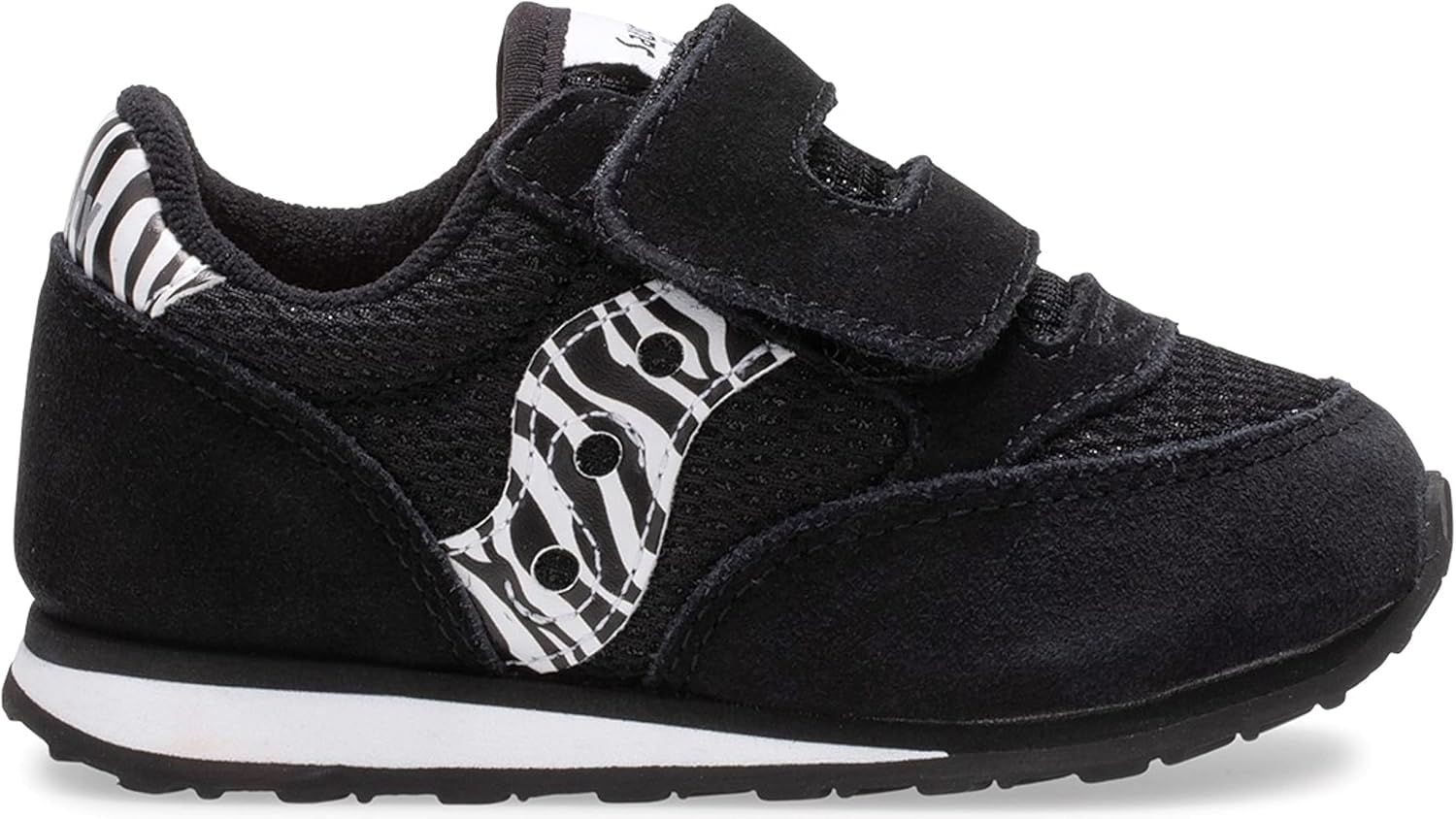 Детские кроссовки Saucony Baby Jazz на липучках, черный — фото 2