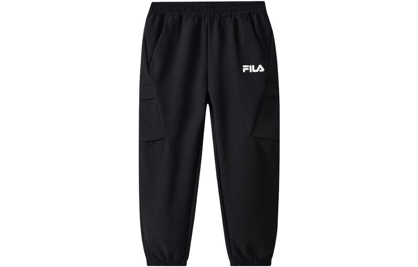 

Детские трикотажные спортивные штаны Fila Kids, черный