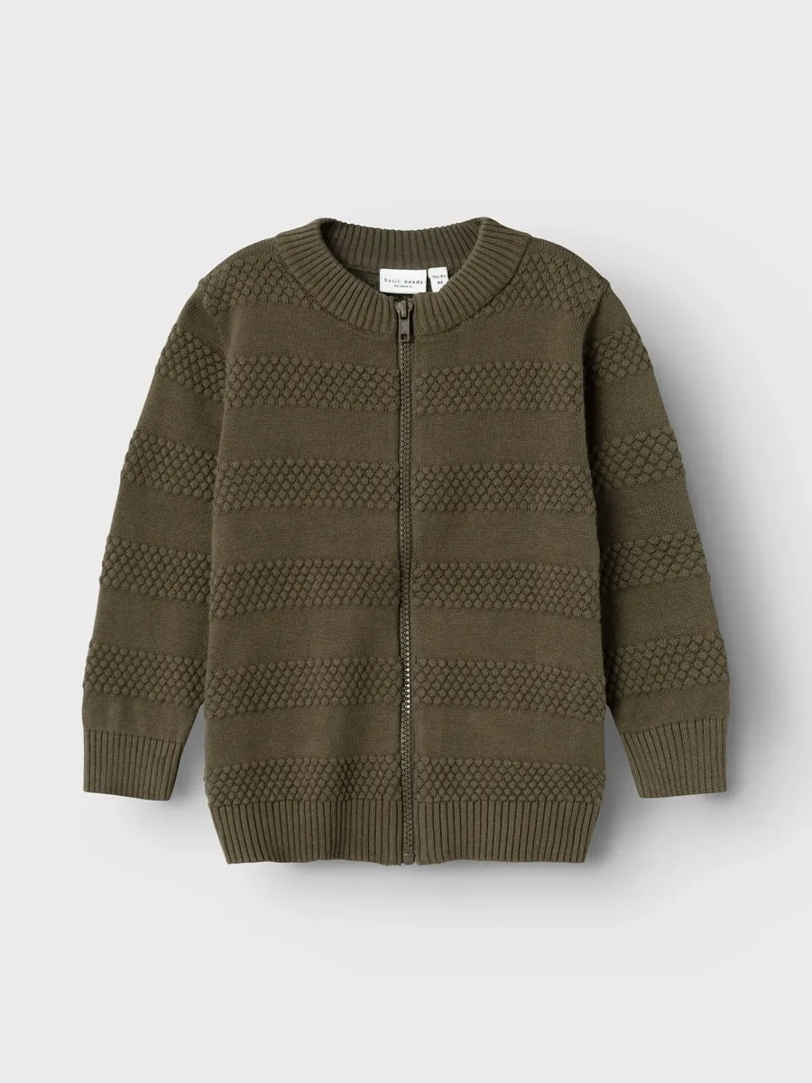 

Name It вязаный свитер "NMMVESTO LS KNIT CARD", цвет Crocodile