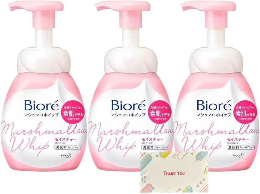Набор для ухода за кожей Biore Marshmallow Whip Moisturizer 150 мл, 3 шт