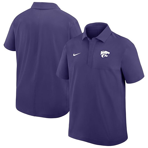 Мужская фиолетовая футболка-поло Kansas State Wildcats Nike — фото 2