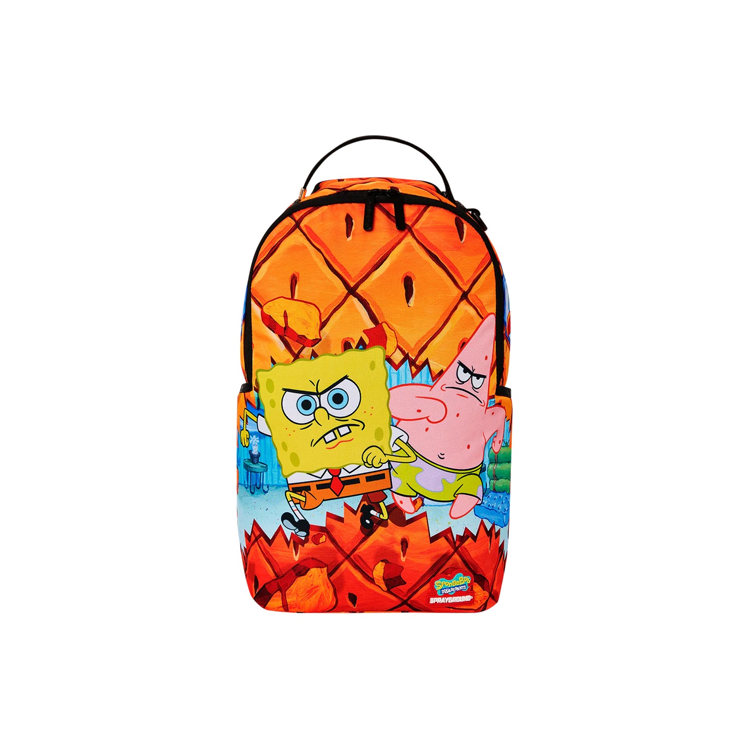 

SPRAYGROUND Губка Боб PVC рюкзак унисекс оранжевый, Orange