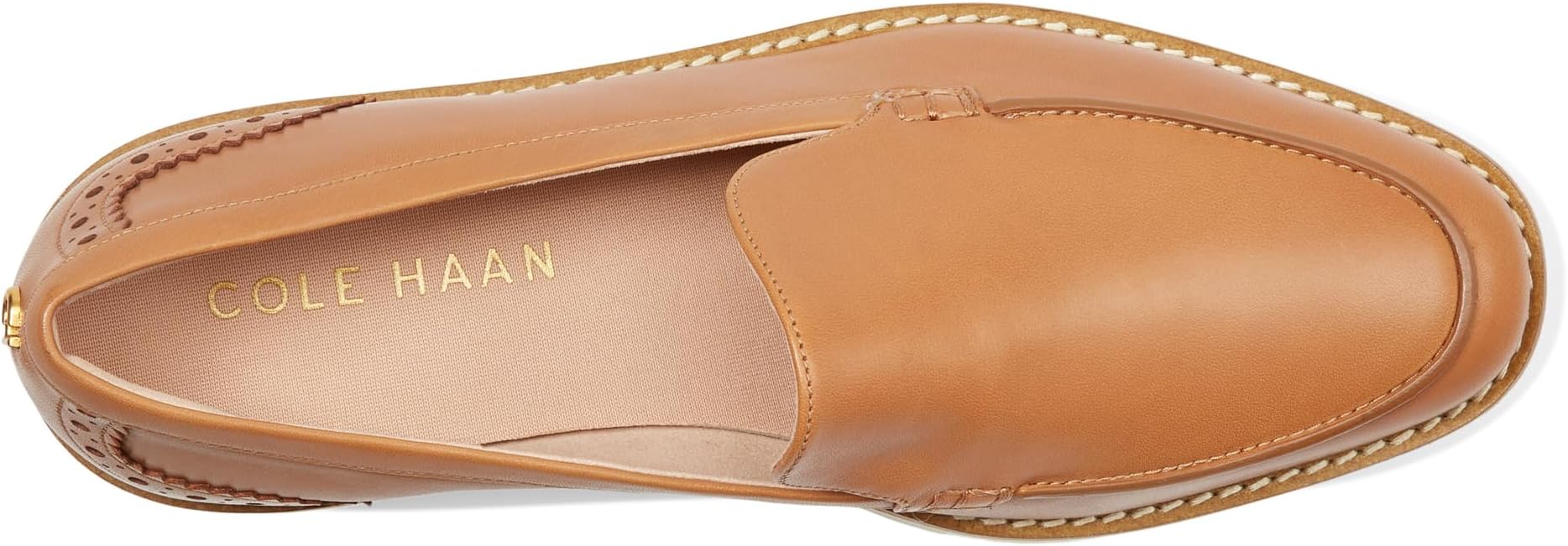 Лоферы Cole Haan Originalgrand Platform Venetian Loafer, цвет Pecan/Ivory — фото 2