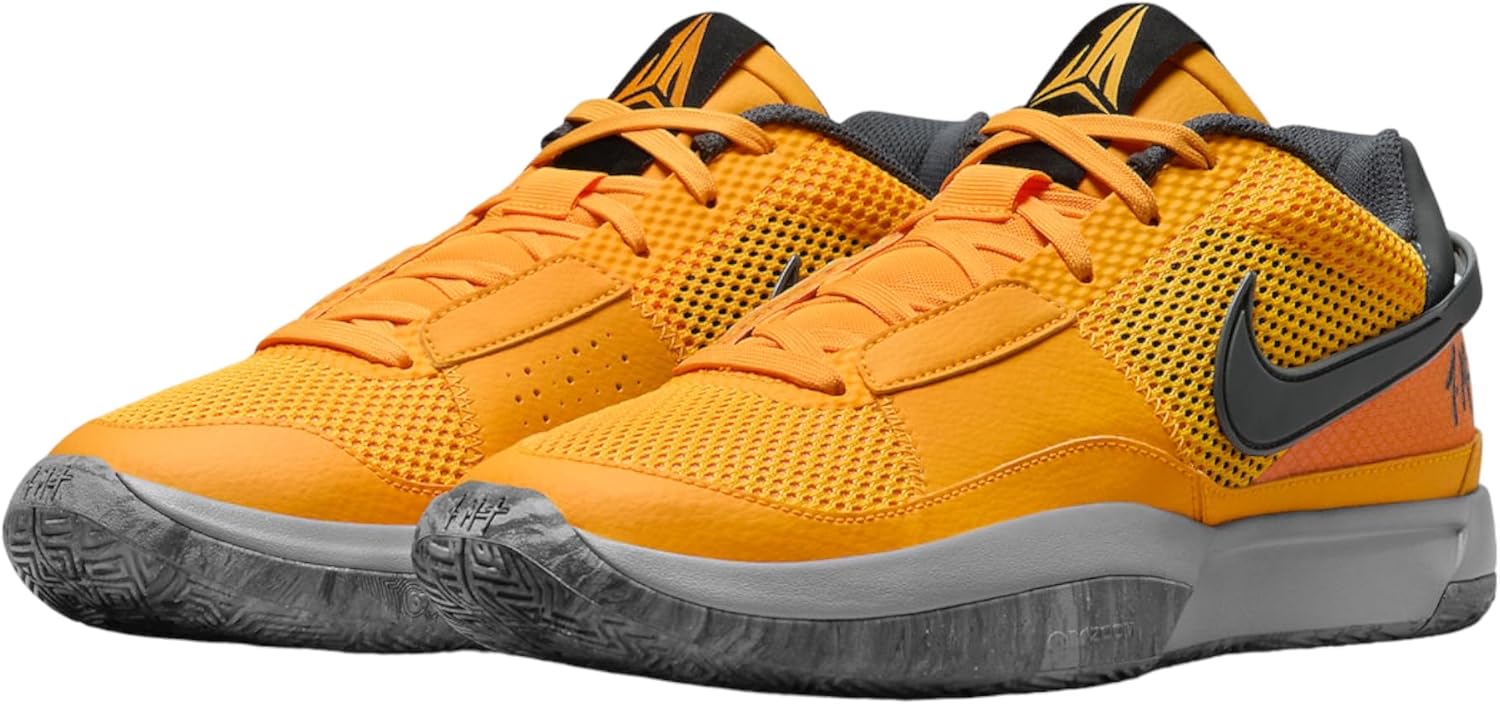 

Баскетбольные кроссовки Nike Ja 1 для мужчин, Laser Orange/Iron Grey-Black