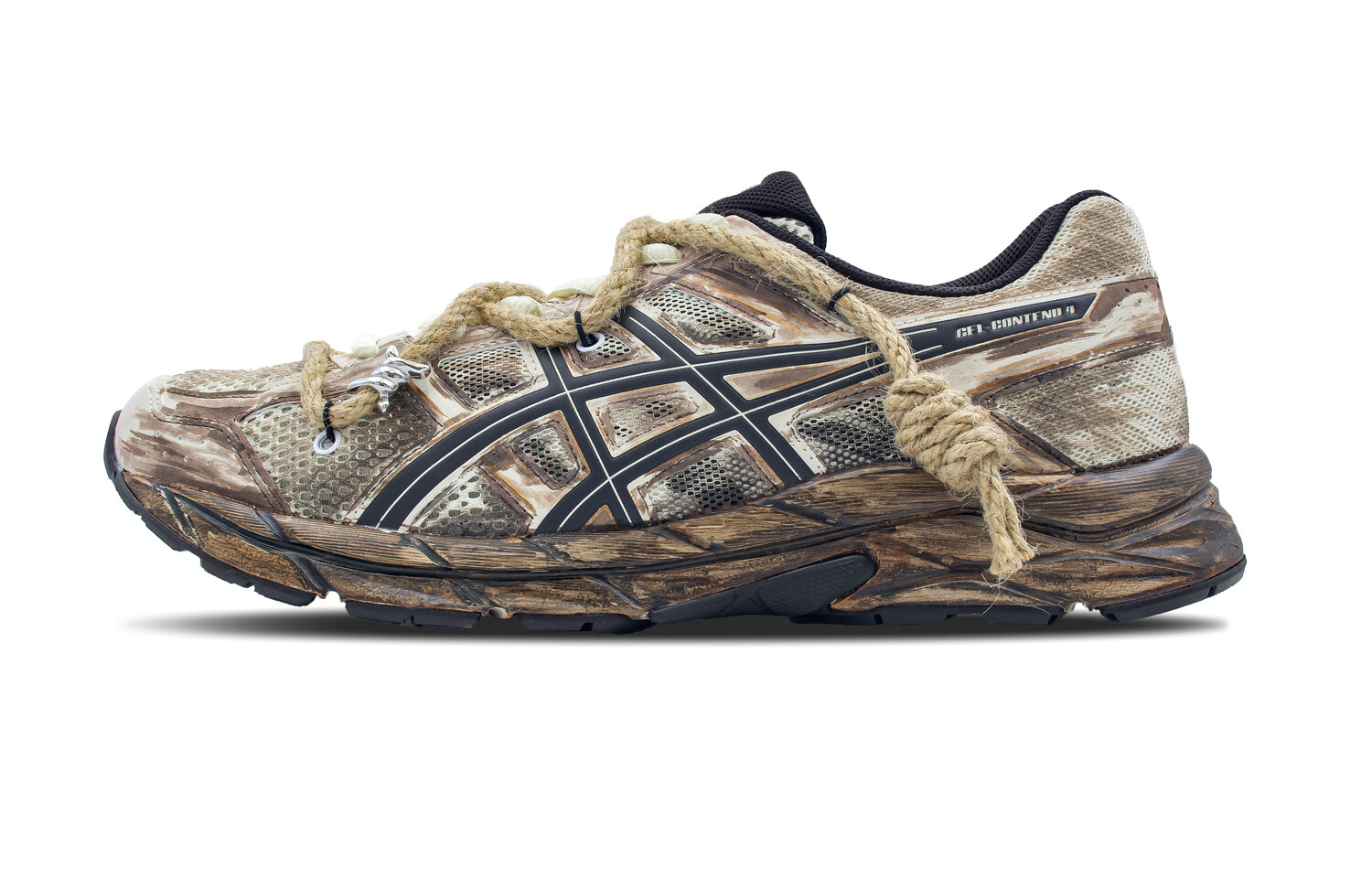 

Кроссовки Gel-Contend 4 мужские с низким верхом белого цвета Asics, Белый, Кроссовки Gel-Contend 4 мужские с низким верхом белого цвета Asics