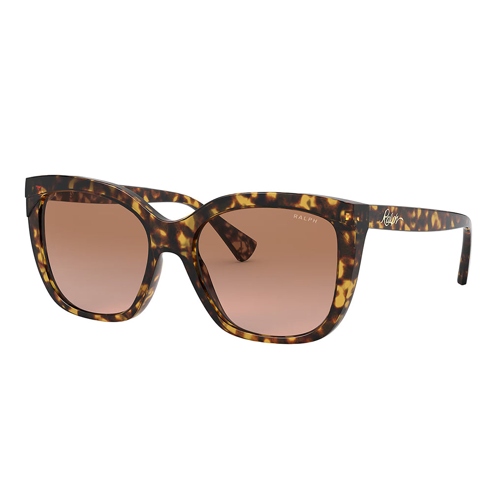 

Ralph Lauren RA 5265 583613 55 мм женские солнцезащитные очки-бабочки, цвет shiny sponged havana