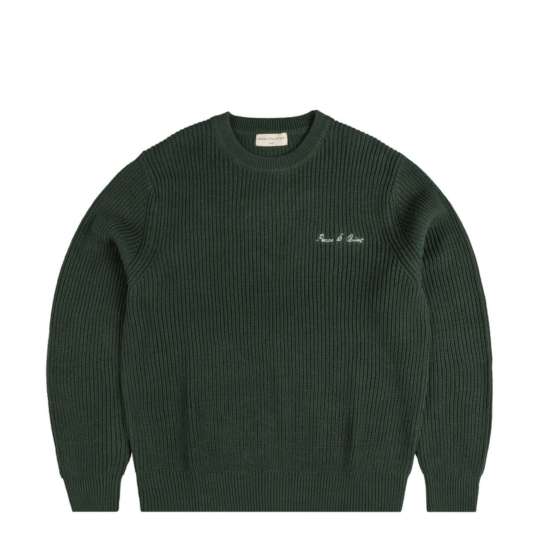 

Свитер signature rib knit sweater Museum Of Peace & Quiet, зеленый