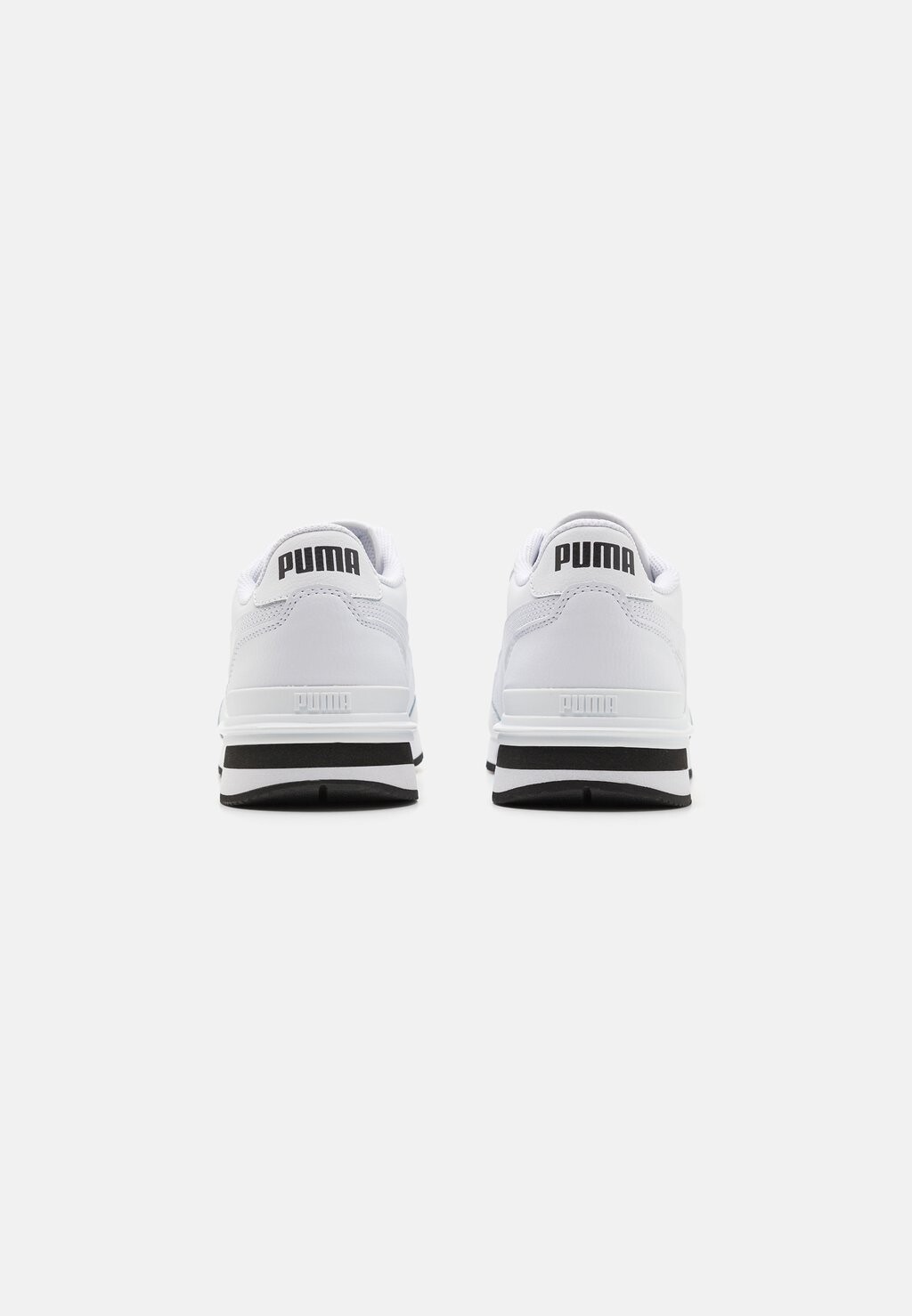 Кроссовки St Runner V4 Unisex Puma, белый/черный — фото 4