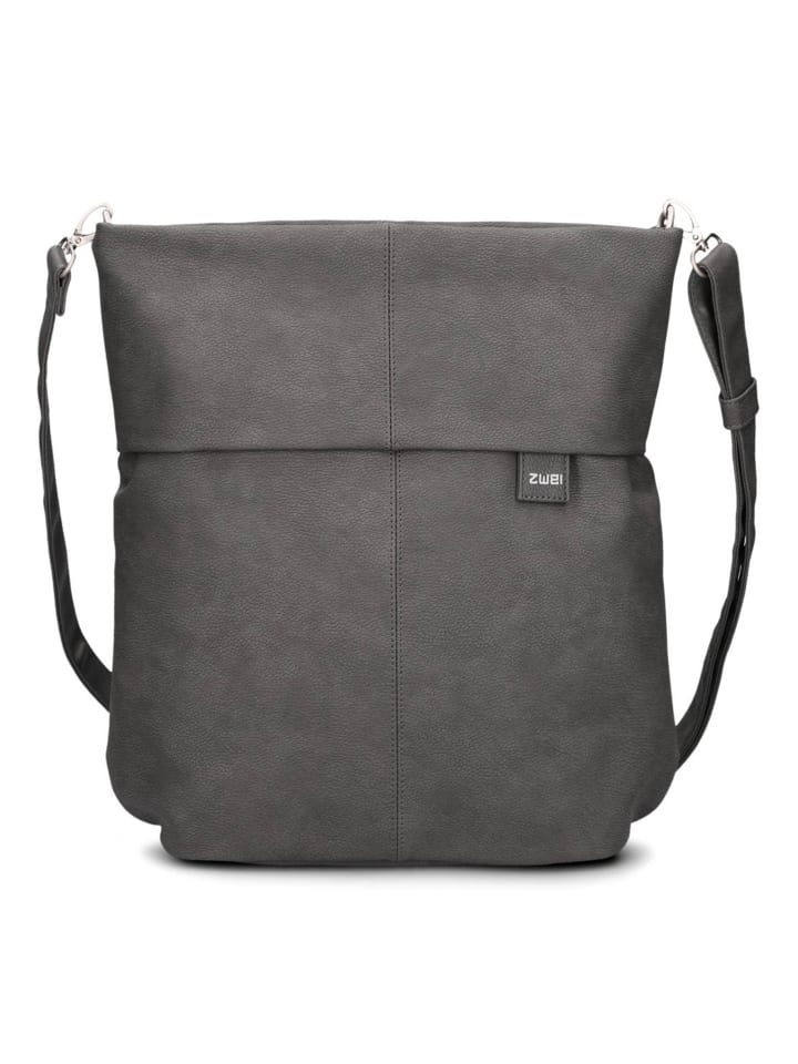 

Сумка через плечо Mademoiselle.M 35 см из нубука цвета камня Zwei