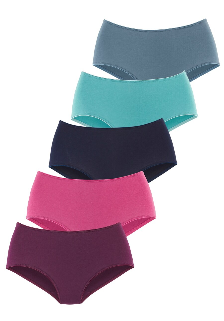 

Трусы LASCANA Panty, цвет marine blue/Turquoise/Dusty blue/Blackberry/Fuchsia