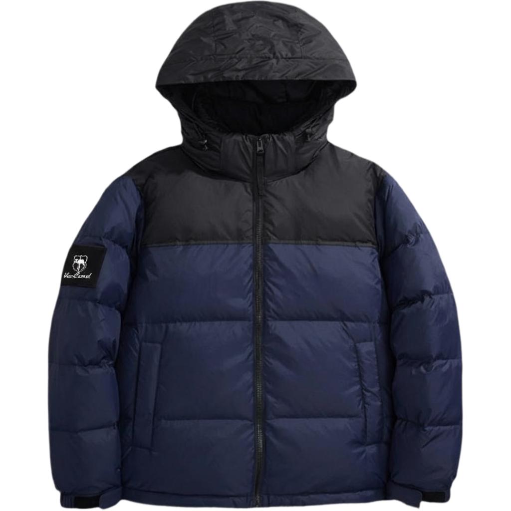 

Пуховик Unisex Stand Collar Thickened VanCamel, синий черный