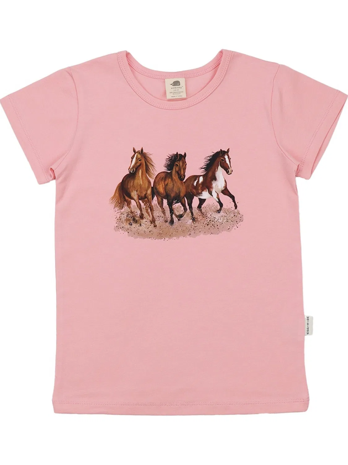 Футболка 'Walkiddy - Graceful Horses T-Shirt' Walkiddy, Rose