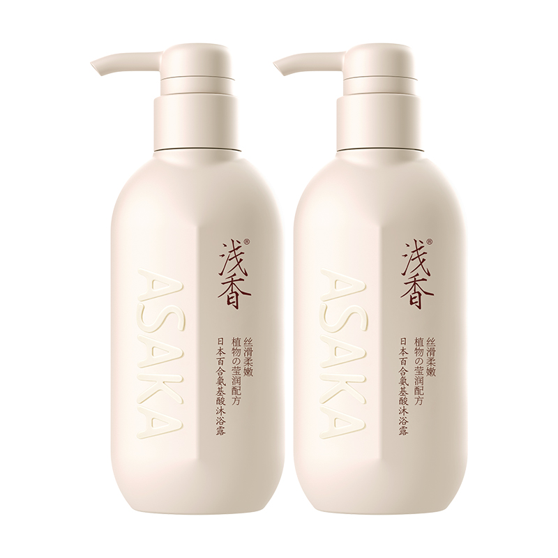 

Гель для душа Lily Amino Acids очищающий ароматный 500г*2/750г*2 ASAKA