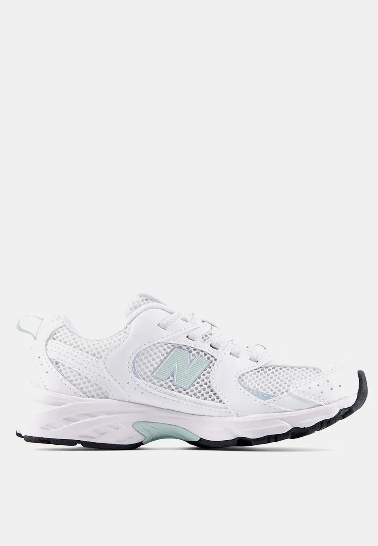 Кроссовки детские, шнуровка, 530 Bungee Lace Lifestyle, New Balance, белый — фото 3