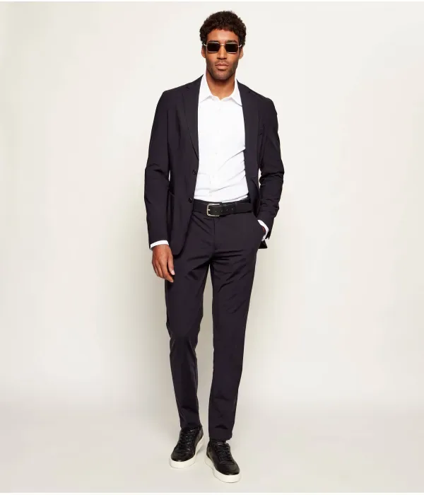 Брюки чинос P-GeniusJ-RDS-WG-233 slim fit Boss, черный — фото 2