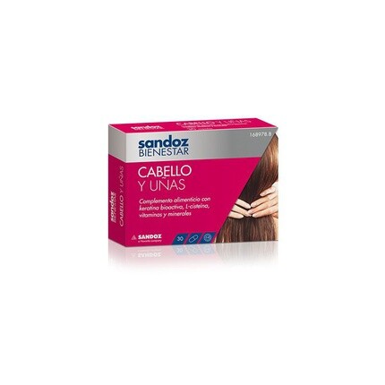 

Сандоз для волос и ногтей 30 капсул Sandoz