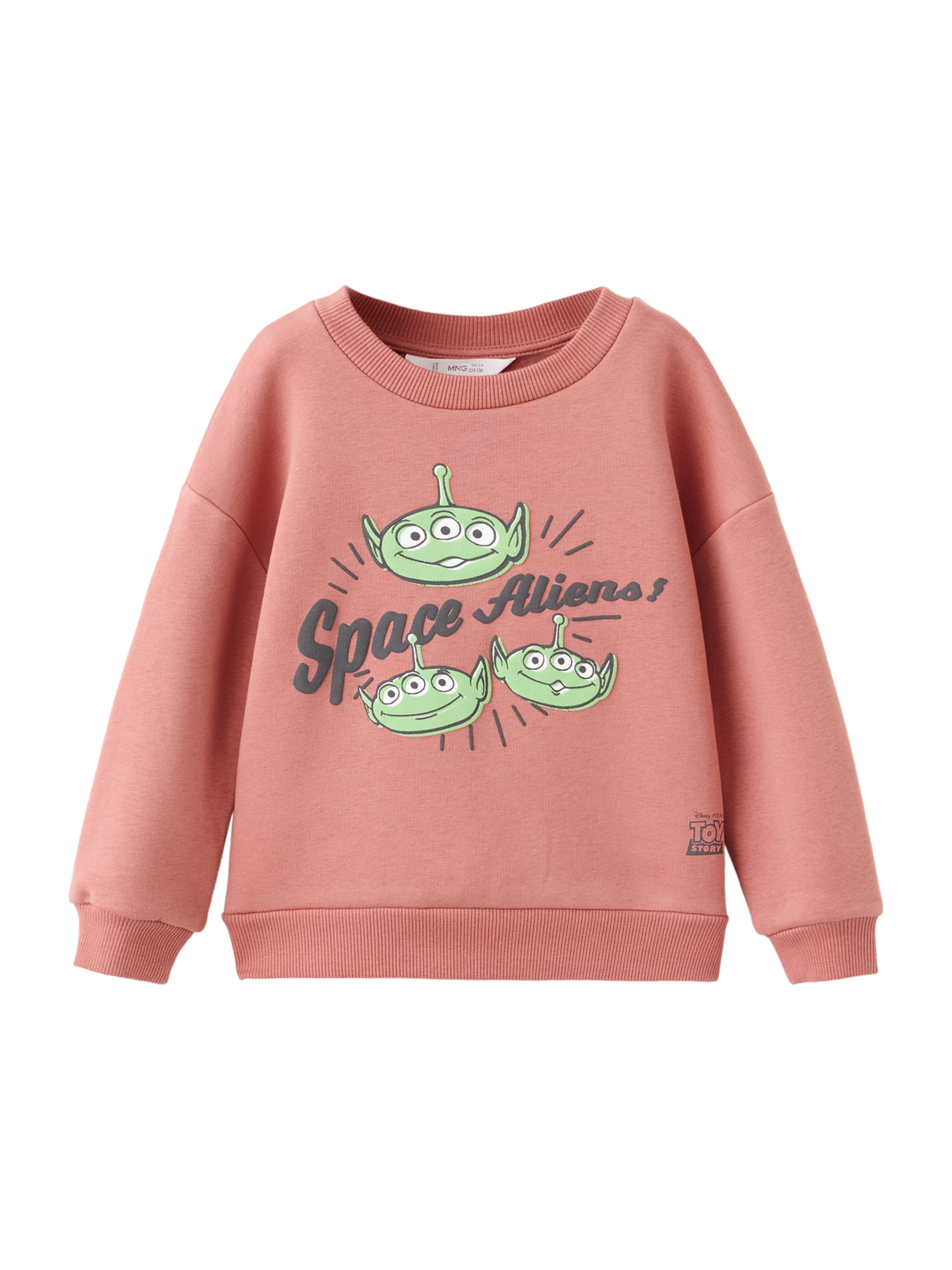 

MANGO KIDS Толстовка 'TOY ALIEN' в коралловом цвете