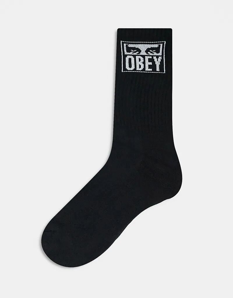 

Obey – Two Eyes – Носки черного цвета с логотипом в виде глаза