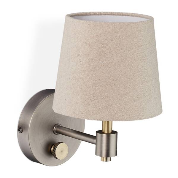 

Настенный светильник Relaxdays Vintage цвет beige/gold/silber