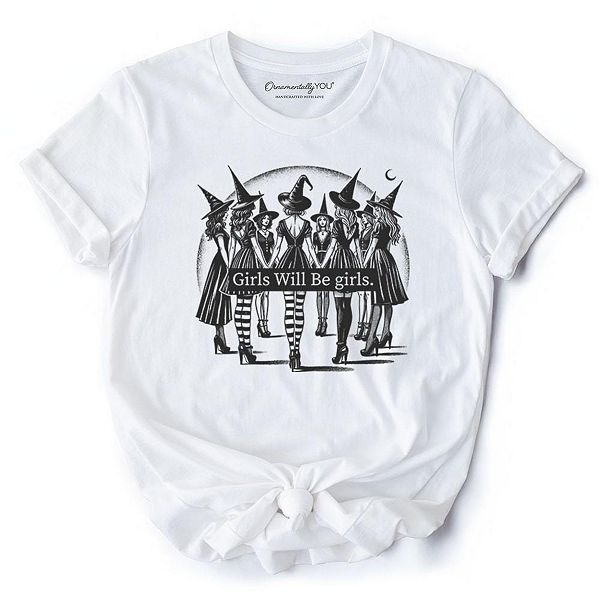 

Футболка Girls will be girls, ведьминская хэллоуинская футболка для сильных женщин Ornamentallyyou, White, Белый, Футболка Girls will be girls, ведьминская хэллоуинская футболка для сильных женщин Ornamentallyyou, White