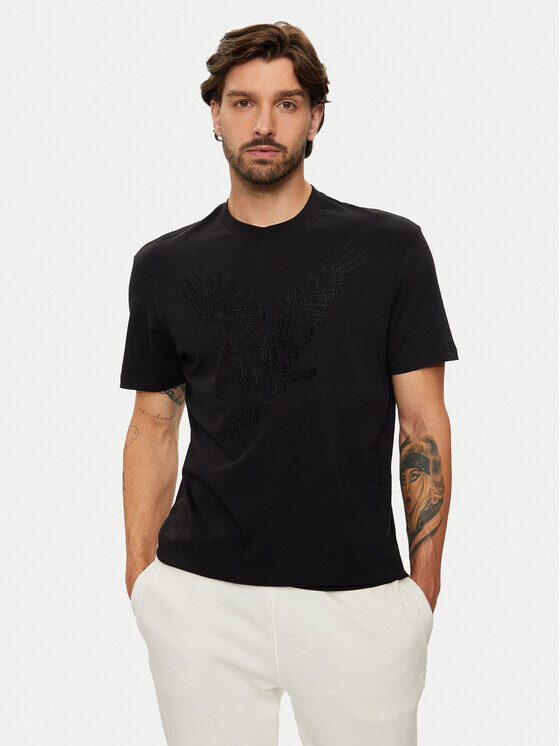

Футболка стандартного кроя Armani Exchange, черный