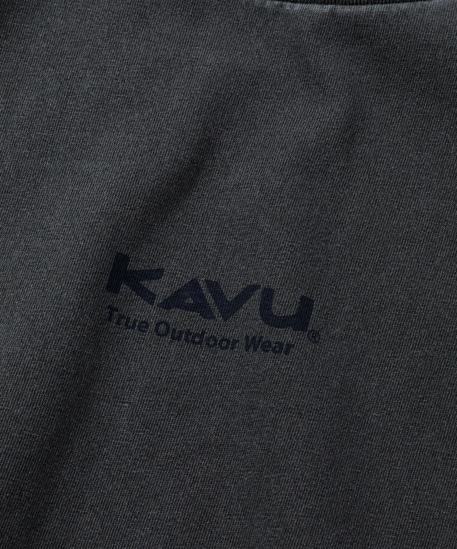 Унисекс футболка KAVU Good Time из хлопка бежевого цвета — фото 3