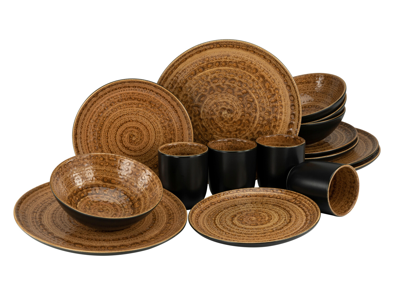 

Столовый набор Creatable, 40x33,5x32 см, коричневый/черный