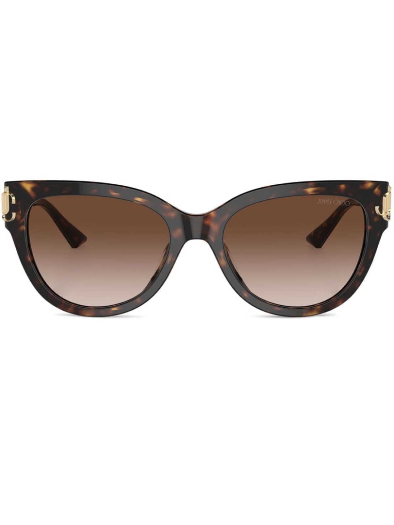 

Jimmy Choo Eyewear солнцезащитные очки в оправе 'кошачий глаз', коричневый