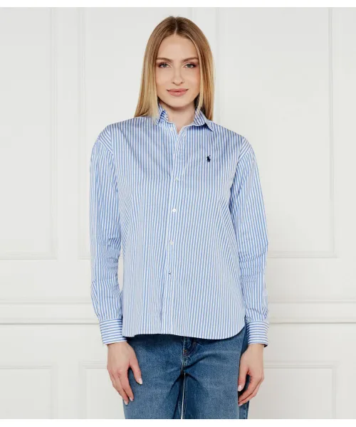 

Рубашка Relaxed fit Polo Ralph Lauren, синий